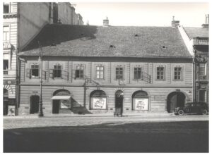 A De la Motte–Beer-palota 1941-42 körül. Ismeretlen szerző felvétele. Kép forrása: FSZEK Budapest Gyűjtemény